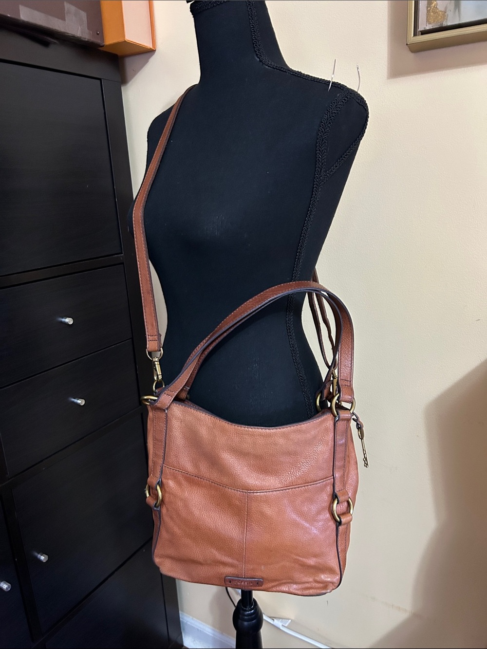 Fossil Amelia Hobo Crossbody Bag